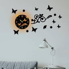 Beautiful Analogue Wall Clock With Backlight