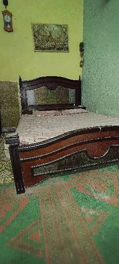 double Bed. . . safe Almari . . . Dressing in good condition