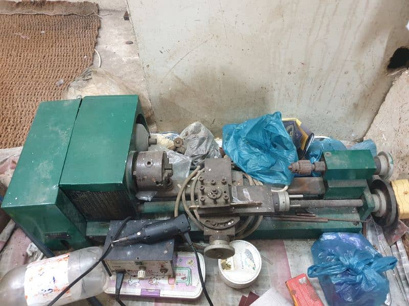 Lathe Machine and Drill Machine 0