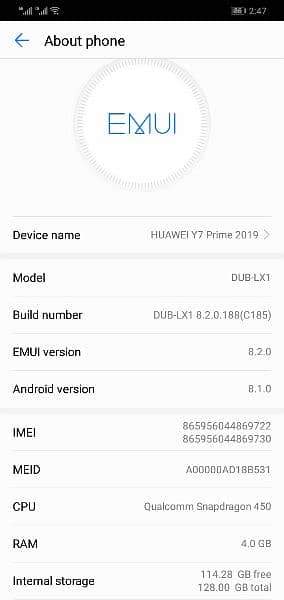 Huawei y7 prime condition 10/10. . 2019 model 6