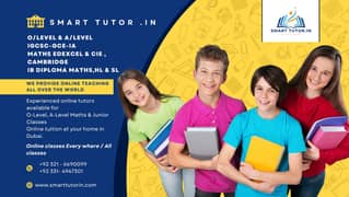 IGCSE/GCSE, IB and A LEVEL TUTION FOR ALL SUBJECTS 0