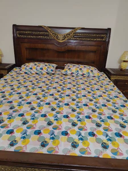 Pure wooden Bed set 1