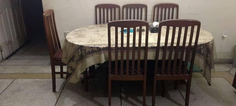 Dining Table with 6 Chairs 19