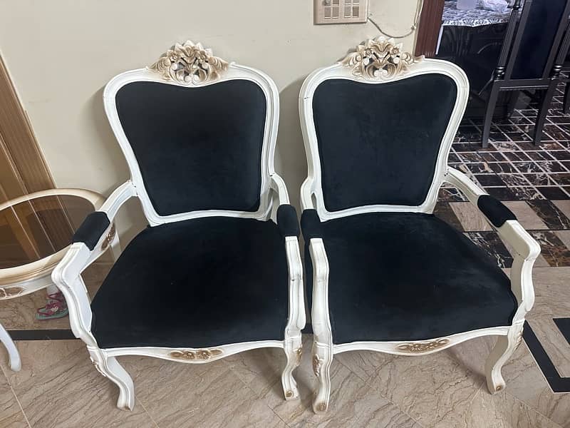 2 chair set with centre table available 1