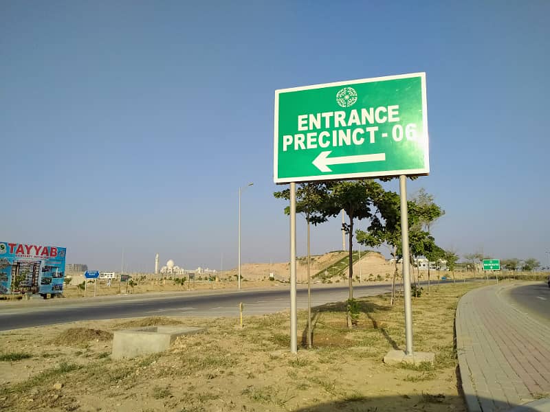 Precinct 6 Residential Plot 250 Sq. Yd. Prime Location near Flag Pole in Bahria Town Karachi 6