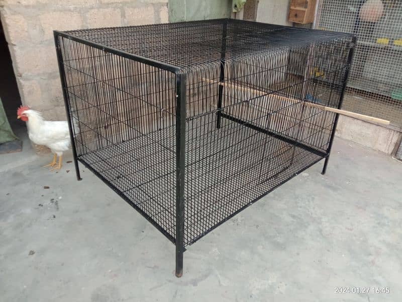 folding cage 10 guage wire colony breeding or Hen cage 0