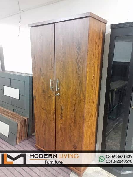 Stylish 2 doors wardrobe Best quality in your choice colours 1