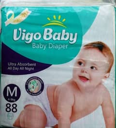 Vigo baby diapers, all sizes in Mega packing 0