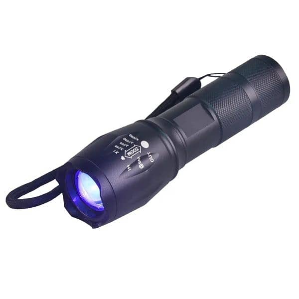 5 watt UV395-400, Ultraviolet Torch Light, Aluminum Body and zoom able 0