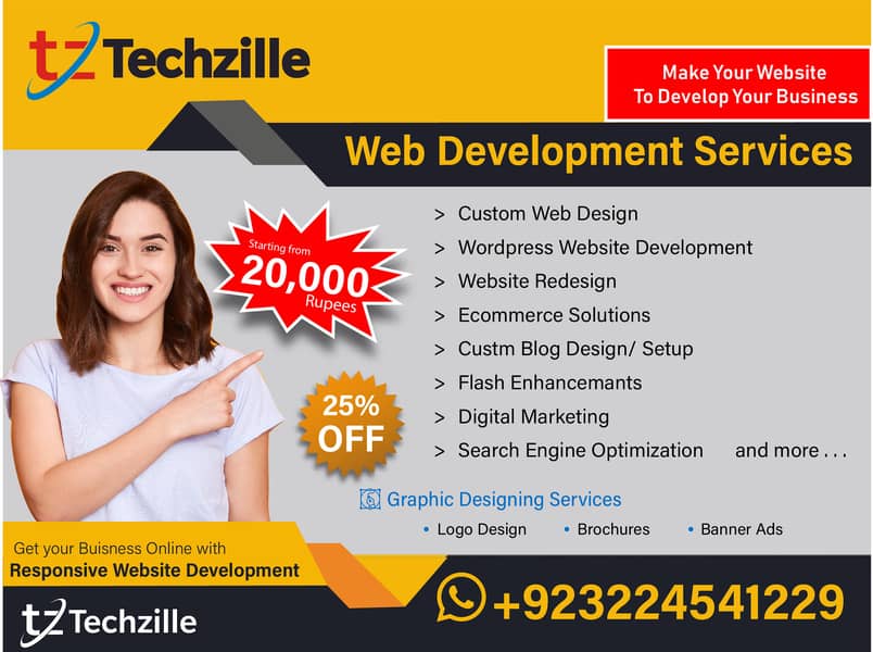 Web Development/SEO Services/E-Commerce/ shopify /logo/Mobile App 0