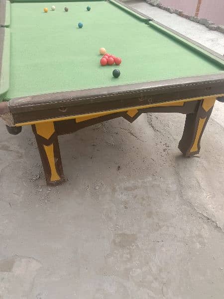 sanookar billiard table 5/10 like goog candishan 3