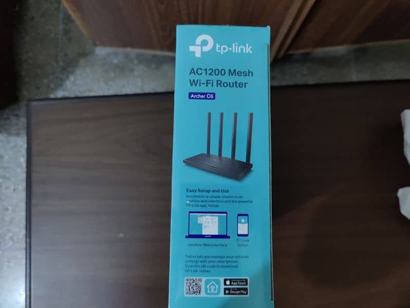 TP Link AC 1200 Archer C6 Router Box Pack 3