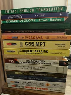 CSS Prepration Books + Academy Notes