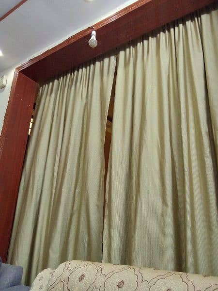 Golden 3 curtain 9 ft for sale 1