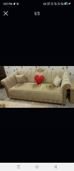 brand new sofa set not used 7 seater 3