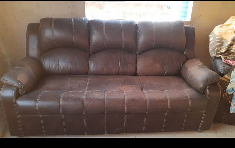 7 seater sofa set (Rexine) 2