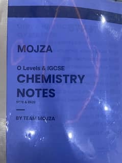 O levels Chemistry 5070 syllabus package