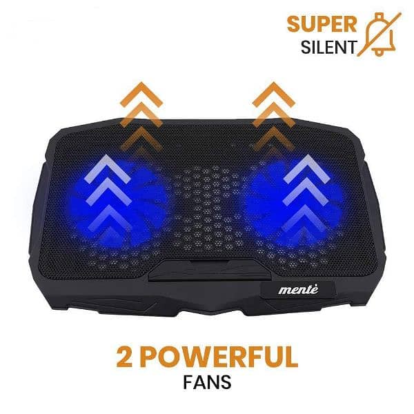 Laptop Cooling Pad With2 Large Fan 1