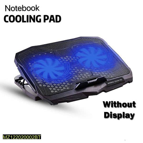 Laptop Cooling Pad With2 Large Fan 5