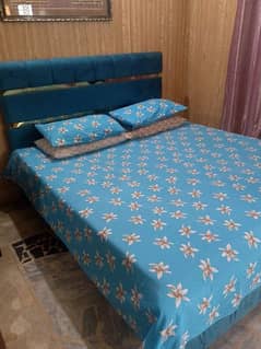 double bed of full poshish in excellent condition 0