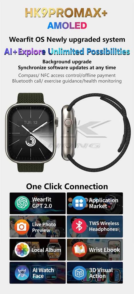 Hk9 Pro Max Plus Smart Watch with Chat GPT 2.0 10