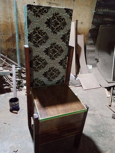 foolding iron satnd chair to iron stand with storage box 3