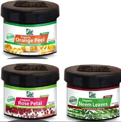 rose petals powder, Neem leaves powder, orange peel powder 0