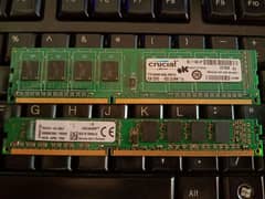 ddr3 ram both 4gb speed 1600mhz