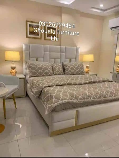 bed / bed set / king size bed / double bed / poshish bed / furniture 6