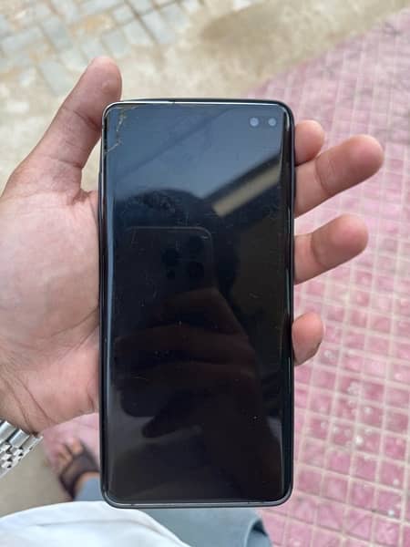 samsung galaxy S10 Plus Black color 8/128 GB PTA Approved 1