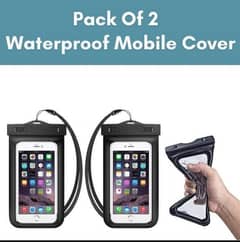 Waterproof cover for any mobile pack of 2