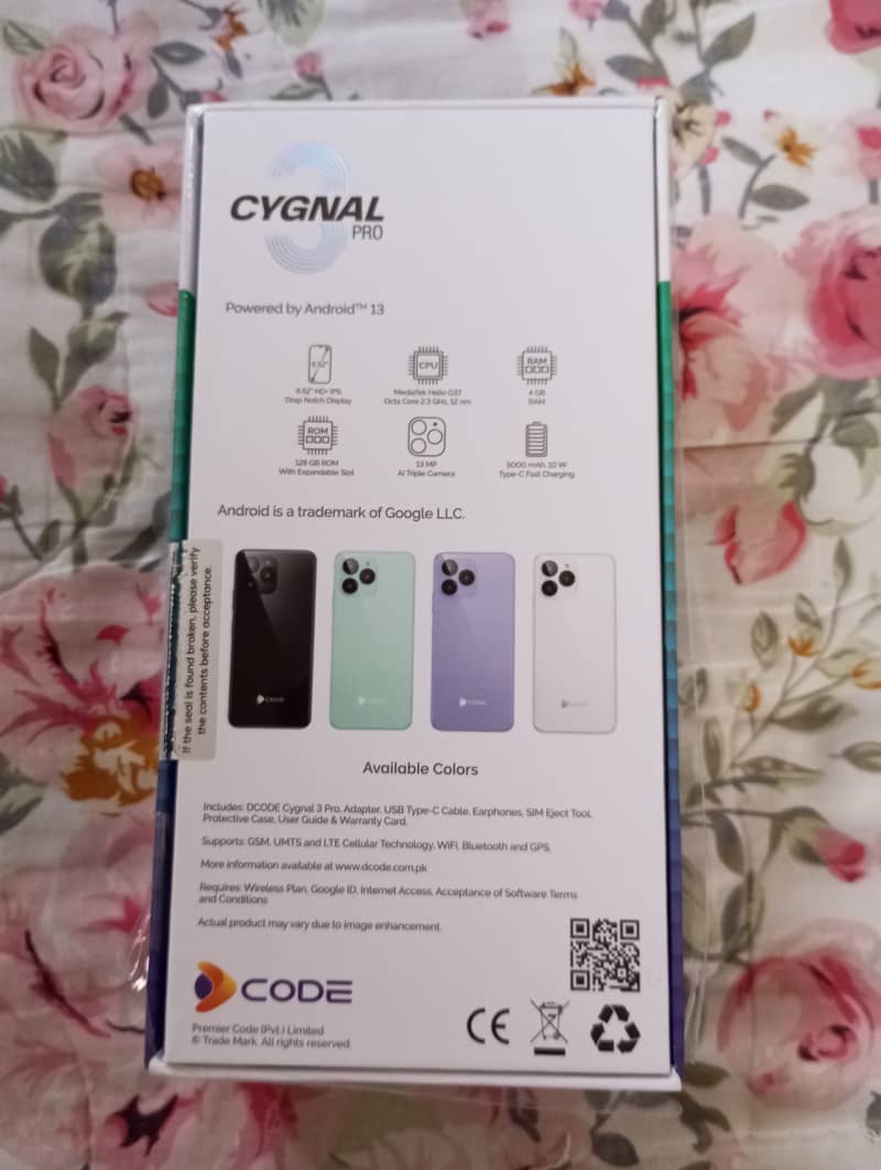 Dcode Cygnal Pro (4+3) gb rom and 128gb ram 10