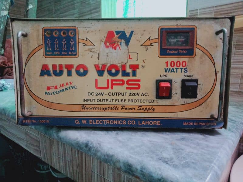 Auto Volt automatic UPS, For sale , Mobile no ; 03214272302 1