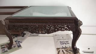 central table | chinioti Table | wooden (top glass) table |Furniture 0