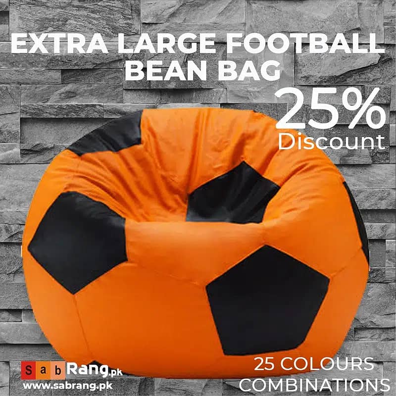 bean bag / puffy bean bag / leather bean bag sofa cum bed / Bean bags 1