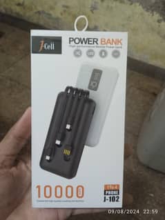 J-ceii power bank original 10000 mAh bettery capacity 0