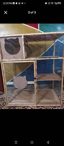 Cat House / pinjra / cage / cat cage / wooden Cage / persion cat