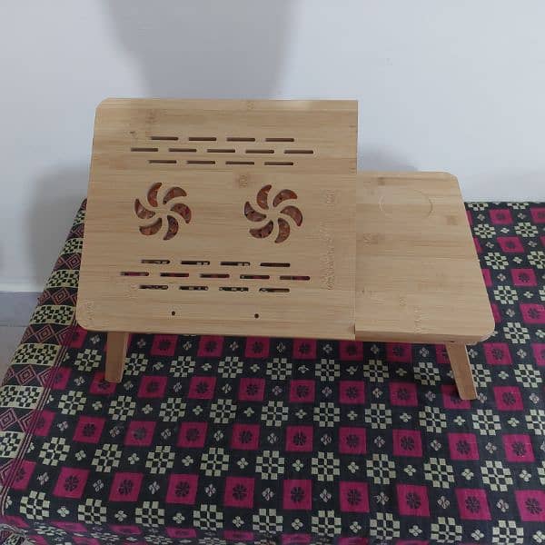 Laptop Table bamboo Wood 1