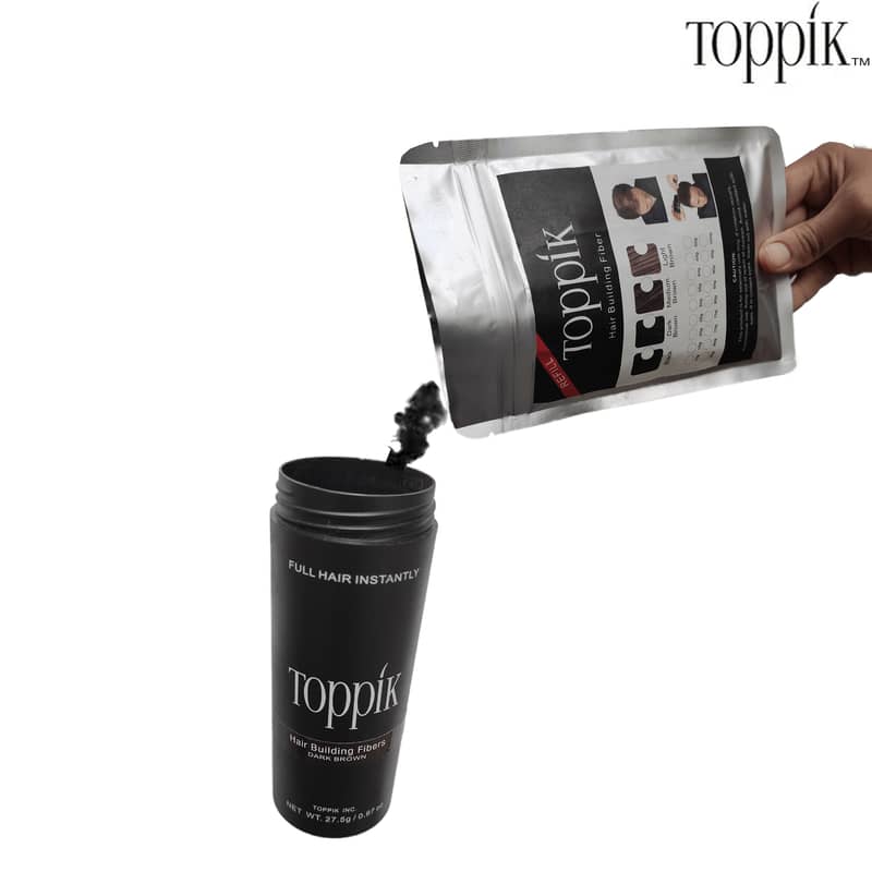 Toppik Hair fibers 27.5g and Refill available Caboki also available 7