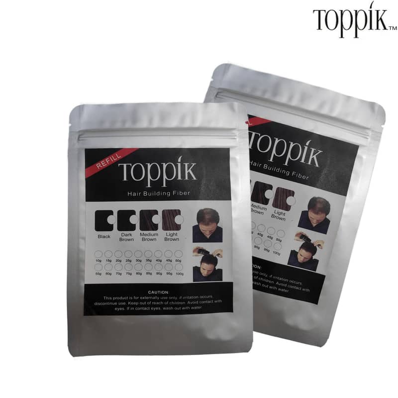 Toppik Hair fibers 27.5g and Refill available Caboki also available 2