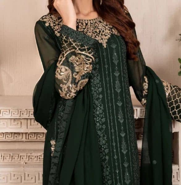 Agha Jaan suit brand new large size 2