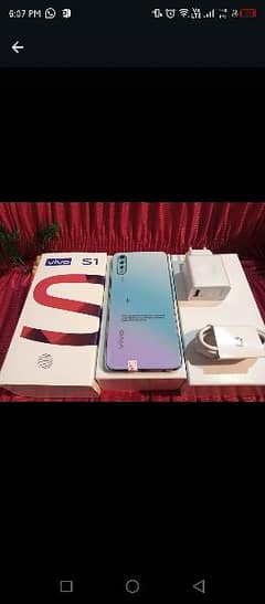 Vivo S1  8GB /256 GB 10/10 Condition full new