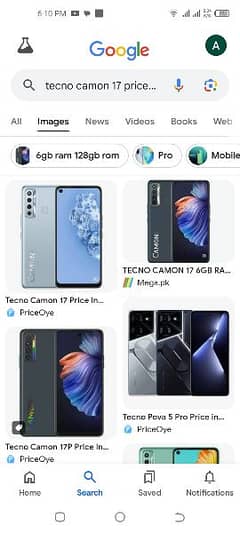 Tecno Cammon 17. (6 GB 128 l 0