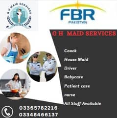 Cook /House Maid / Driver /Baby Care /Patient Care /Nurse 0