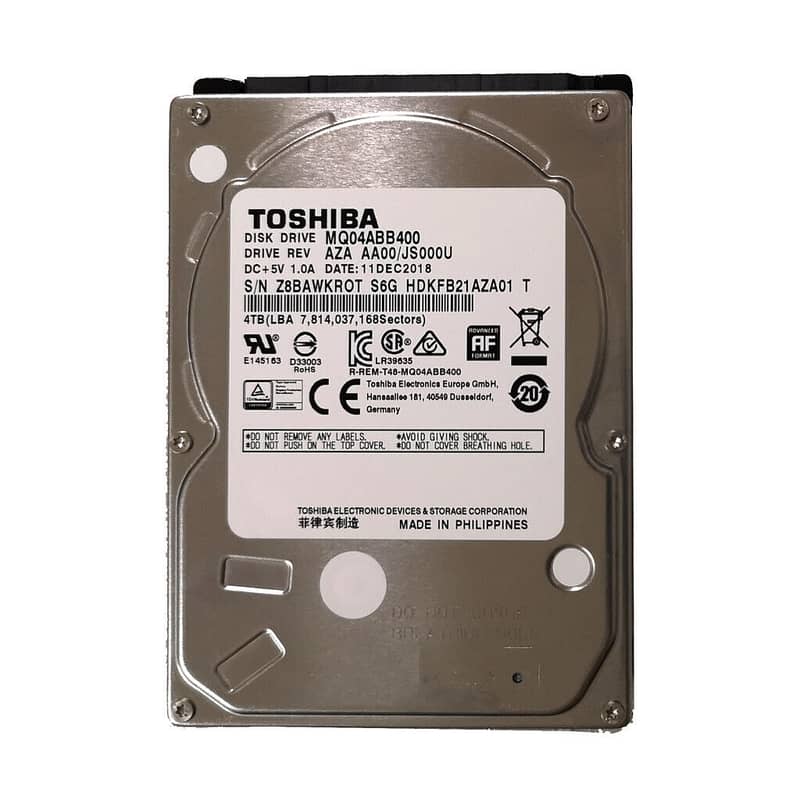 TOSHIBA  4TB 100% HEALTH 0