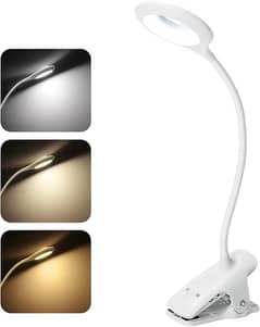 Clip on LED Reading Light, 9 Models USB Rechargeable Book Lights 0