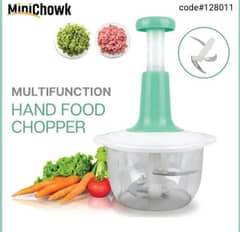 Multifunctional hand food chopper | hand press meat mincer |Mini chowk