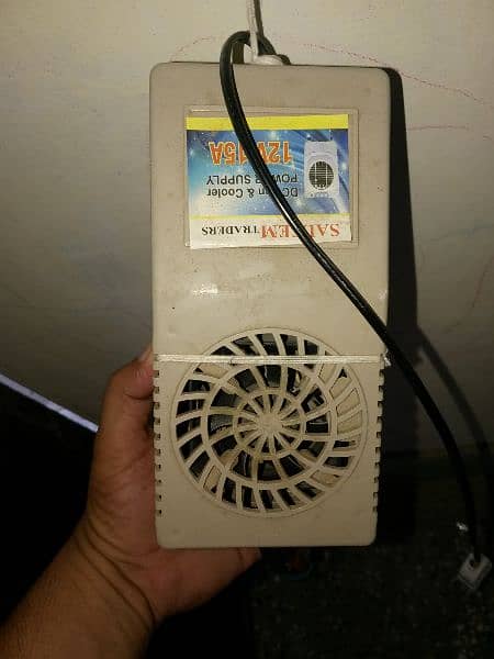 Large size DC Air cooler 12 volt and + DC regulator 5