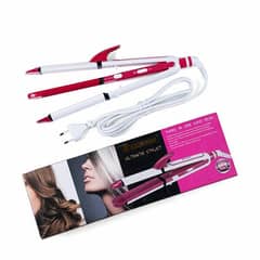 Hair Straightener & Curler 3 in 1