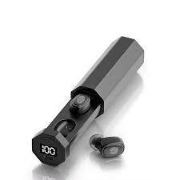 TWS_201 Earbuds, black 1